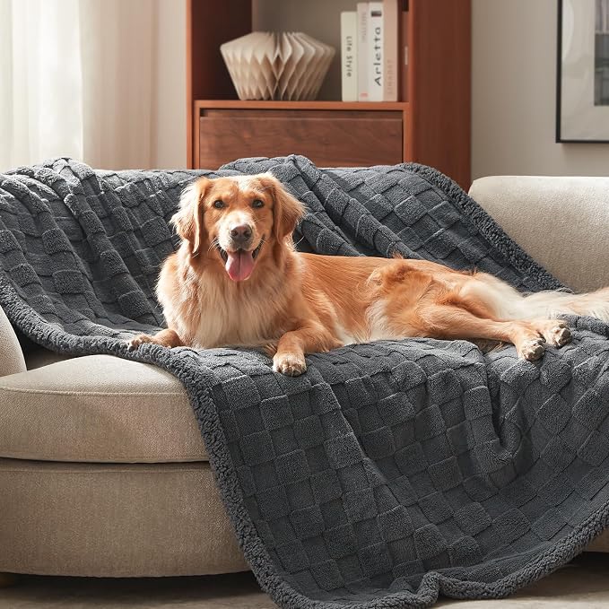 GASUR Waterproof Dog Blankets for Small Dogs, Dog Blanket for Couch Bed by GASUR