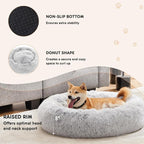 Sweetcrispy Donut Dog Bed, XL Large Round Calming Cat Bed - Image 3
