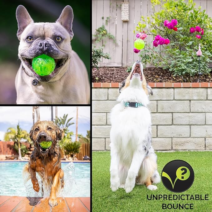 Hyper Pet DuraSqueak Dog Ball Toy, Interactive, Dog Balls - Image 3