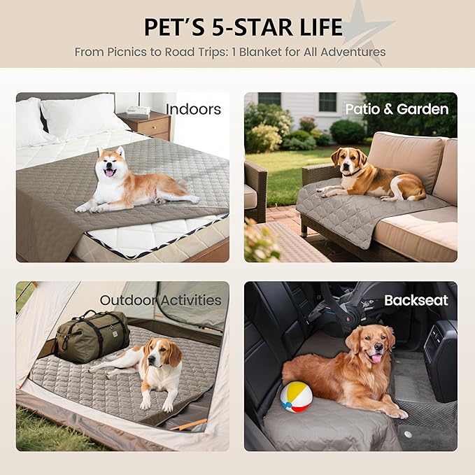 gogobunny 3X Stronger Waterproof Pet Blanket, Scratch Proof Furniture Protector - Image 3
