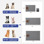 Cooyes Large Dog Food Mat 16"×24", Ultra-Absorbent Dog Bowl Mat - Image 6