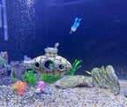 Floating Fish Tank Decoration, LittleCute Retro Submarine AquariumDecoration - Image 3