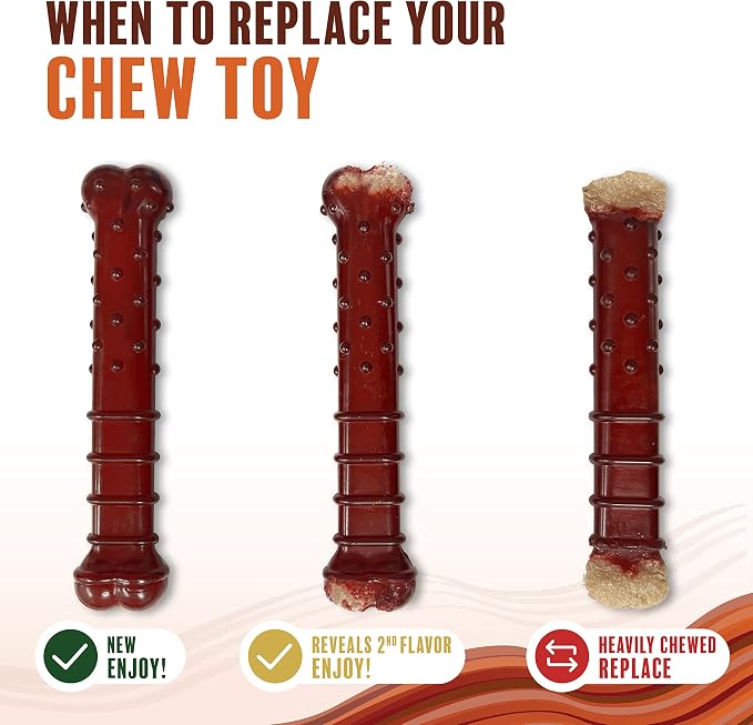 Nylabone Textured Bone Power Chew Toy - Image 9