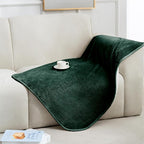 gogobunny Waterproof Bed Blanket, Reversible Sherpa Fleece Throw Blanket by gogobunny