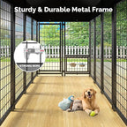 Sino Luban 2PCS Outdoor Dog Kennel Outside Run - Image 5