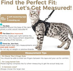 Cat Harness and Leash Set Escape Proof Tactical Large Kitten Harness Emotional - Image 2