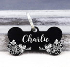 UltraJoys Stainless Steel Pet ID Tag Dog Name Tags Personalized Front and Back - Image 2