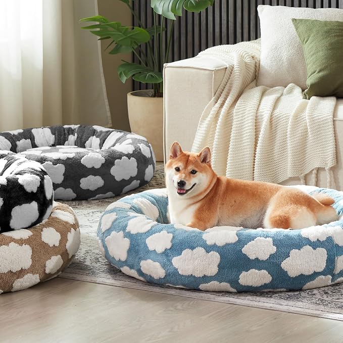 JOEJOY Donut Cat Beds for Indoor Cats, Round Calming Small Dog Bed - Image 7