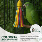 Sweet Feet and Beak Platinum Tweeter Weave Bird Toys - Image 3