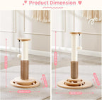 Made4Pets Cat Scratching Post, 4-in-1 Interactive Trackball Toys - Image 3