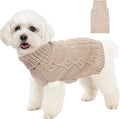 Knitted Dog Sweaters for Small Dogs Warm Small Dog Clothes Winter Sleeveless by Puppishy