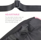 Dog Carrier Pink Legs Out Front Pet Carrier Backpack Comfortable Puppy Bag - Image 4