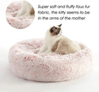 WESTERN HOME WH Calming Dog & Cat Bed, Anti-Anxiety Donut Cuddler Warming Cozy - Image 5