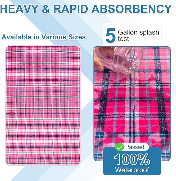 OUTCREATOR® Washable Bed Pads 34" x 76" - Image 2