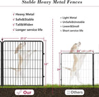 Dog Playpen 32 inch 10 Panels Indoor Dog Pen - Image 7