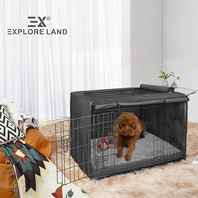 Explore Land Waterproof Dog Bed Cover Machine Washable Fluffy Dog Bed - Image 7