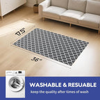 Cooyes Large Dog Food Mat 17.5"×36", Ultra-Absorbent Dog Bowl Mat - Image 7
