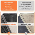 Extra-Larger Sisal Cat Scratcher Bed, Durable Cat Scratching Post - Image 2