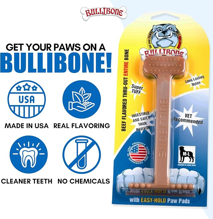 Bullibone Nylon Dog Chew Toy for Aggressive Chewers - Image 3