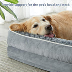 BFPETHOME Orthopedic Dog Beds for Large Dogs-Waterproof Sofa Pet Bed - Image 8