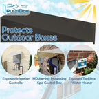 Plexidor Performance Pet Doors Universal Pet Door Awning - Image 3