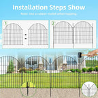 Decorative Metal Garden Fence - Image 7