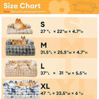 FUNNY FUZZY Pet Fluffy Plush Calming Dog Couch Bed Sofa Protector Washable Pets - Image 6