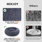 MIXJOY Calming Cat Beds for Indoor Cats, Fluffy Small Cat Cuddler, Anti-Anxiety - Image 4