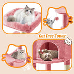 Sweetcrispy 44 inch Cat Tree Tower, Small Cat Climbing Tower - Image 6