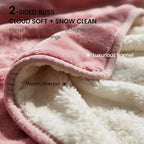 gogobunny Waterproof Bed Blanket, Reversible Sherpa Fleece Throw Blanket - Image 2