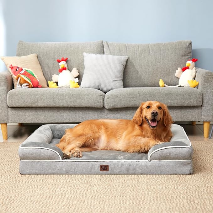 EHEYCIGA Orthopedic Dog Beds for Extra Large Dogs, Waterproof Memory Foam XXL - Image 8