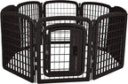 Amazon Basics 8-Panel Octagonal Plastic Pet Pen Fence Enclosure by AmazonBasics