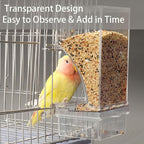 No Mess Bird Feeder Water Dispenser Set, Automatic Parrot Feeder - Image 6