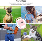WHIPPY Airtag Leather Dog Collar GPS Tracker Air Tag Puppy Collar Adjustable - Image 6