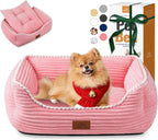 Orthopedic Dog Bed for Medium Dogs, Dog Sofa Beds Supportive Foam Pet Couch Bed by Zerbuger