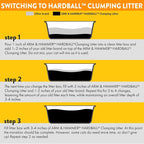 ARM & HAMMER Hardball Lightweight Platinum Multi-Cat Clumping Cat Litter Odor - Image 9