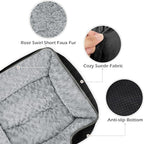 INVENHO Large Dog Bed Rectangle Washable Orthopedic Soft Calming Sleeping - Image 4