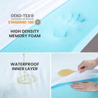 Orthopedic Memory Foam Dog Bed, Cooling Dog Beds Waterproof Pet Bed - Image 4