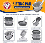 Arm & Hammer Large Sifting Litter Box Scoop Free Cat Litter Tray - Image 4