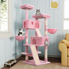 MUTICOR 66 Inches Multi-Level Large Cat Tree Tower by MUTICOR