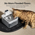 DownyPaws Cat Food Mats for Floors Waterproof, BPA Free Silicone Pet Feeding Mat - Image 3