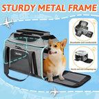Petskd Top-Expandable Pet Carrier 18x13x9.5 Inches Southwest Airline Approved - Image 6
