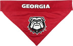 Pets First Collegiate Pet Accessories, Reversible Bandana, Georgia Bulldogs - Image 2