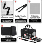 Soft Sided Cat/Dog Carrier, Collapsible Pets Travel Carriers - Image 5