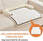 HAOMAIJIA Dog Couch Bed for Small Dogs, Non Slip Pet Couch Covers for Sofa - Image 2