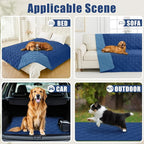 Smiry Waterproof Dog Bed Cover Blanket 52x82, Soft Reversible Pet Blanket - Image 5