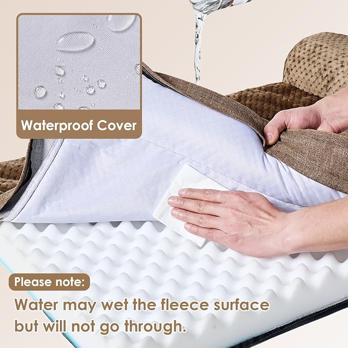 EHEYCIGA Extra Large Dog Bed Othorpedic, Memory Foam XL Dog Bed - Image 3