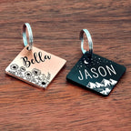 Ultra Joys Stainless Steel Personalized Dog and Cat ID Tags - Image 2
