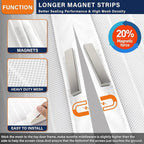 Magnetic Screen Door, Heavy Duty Door Screen Magnetic Closure Keep Bugs Out - Image 6