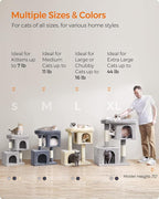 Feandrea Cat Tree, 33.1-Inch Cat Tower, Plush Condo - Image 6